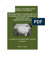 Excipientes y Bases Elaboracion Formulas PDF