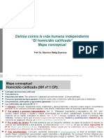 Homicidio Calificado Mapa Conceptual