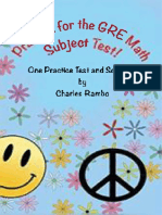 Charles Rambo - Practice For The GRE Math Subject Test - One Practice Test and Solutions-CreateSpace Independent Publishing Platform (2018)