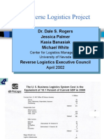 Reverse Logistics Project: Dr. Dale S. Rogers Jessica Palmer Kasia Banasiak Michael White