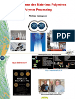 Mise en Forme Des Matériaux Polymères Polymer Processing. Philippe Cassagnau