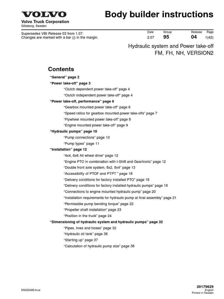 Hydraulic System and Power Take-Off | PDF | Transmission (Mechanics