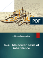 Molecular basis of inheritance new