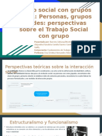 Exposiciòn. Personas, Grupos y Redes - Perspectivas Sobre El Trabajo Social Con Grupo