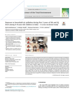 Exposure to household air pollution during early childhood associated with lower IQ scores