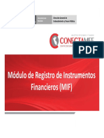 Regitro de La Informacion Financiera en El MIF