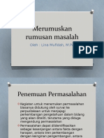 Pertemuan III Perumusan Masalah