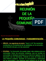 REUNIÓN DE LA PEQUEÑA COMUNIDAD