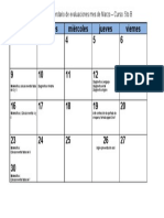 Calendario 5to Basico B Acentos