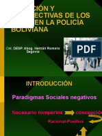 Situacion y Perspectivas de Os Derechos Humanos en La Policia Boliviana