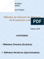 Metodos de Solucion de Ec Lineales