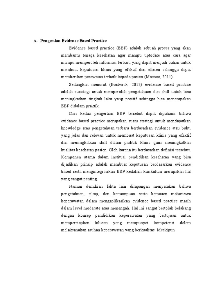 Materi Ebp | PDF | Pengembangan Diri | Sains & Matematika