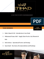 Etihad Airways - Case Study - Supply Chai