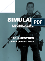 SIMULADO 100 QUESTOES PMCE - ESTILO AOCP