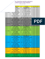 JADWAL DOKTER SPESIALIS 2015 Nop