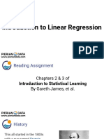 Python - Intro to Linear Regression