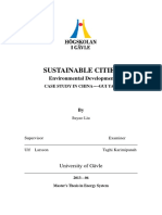 Sustainable Cities