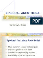 Epidural Anesthesia for Labor Pain Relief: Benefits and Risks