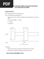 Ansys Tutorial Forthe Torque Analysis of the Shaft Attached With Two Disks