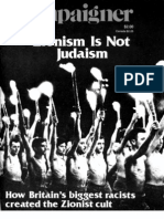 Zionism Is Not Judiasm