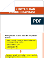 Gerak Rotasi Dan Hukum Gravitasi