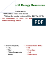 World Energy Resources ME469