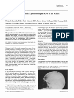 Posttraumatic Intradiploic Leptomeningeal Cyst in an Adult