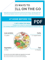 25 Ways To Eat Well On The Go Infographic Printer