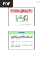 crescimento micro biano