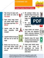 HSE - Materi SR 19-16 - Prosedur Evakuasi Keadaan Darurat Kebakaran