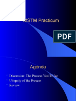 BA 590 Practicum Training Session - The Process