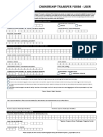 Ownership Transfer Form Borang Permohonan Pertukaran Hak Milik