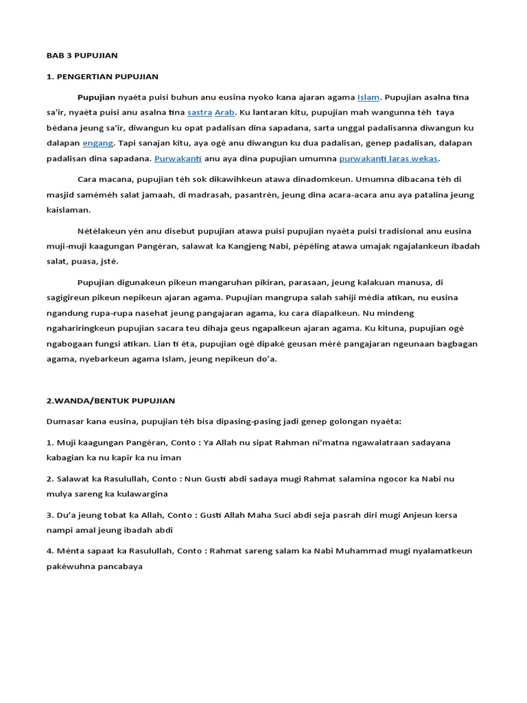 Bab 3 Pupujian