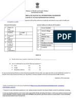 Self Reporting Form