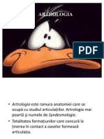 Prezentare ARTROLOGIA