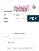 Semana de Adaptación para Modificar