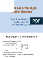 1010 - Materi Kuliah Kinetika Dan Reaktor Homogen Pertemuan 3 2020 PDF