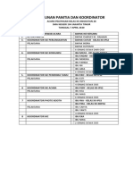 Susunan Panitia Dan Koordinator-Sma Negeri 104 Jakarta PDF