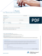 TUVR Registration Form With Privacy Notice PDF