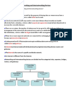 Networking and Internetworking Devices