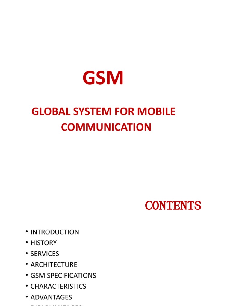 Gsm Seminar Pdf Gsm General Packet Radio Service