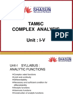 Complex-Analysis Madras University