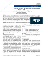 RESEARCH PAPER P Delta Effect On High Rise Building Subjected To Earth Quake and Wind Load PDF