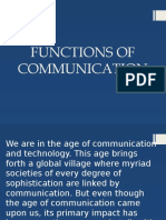 Functions of Communication Ann Jenet