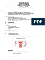 Care of Reproductive Organs Lesson