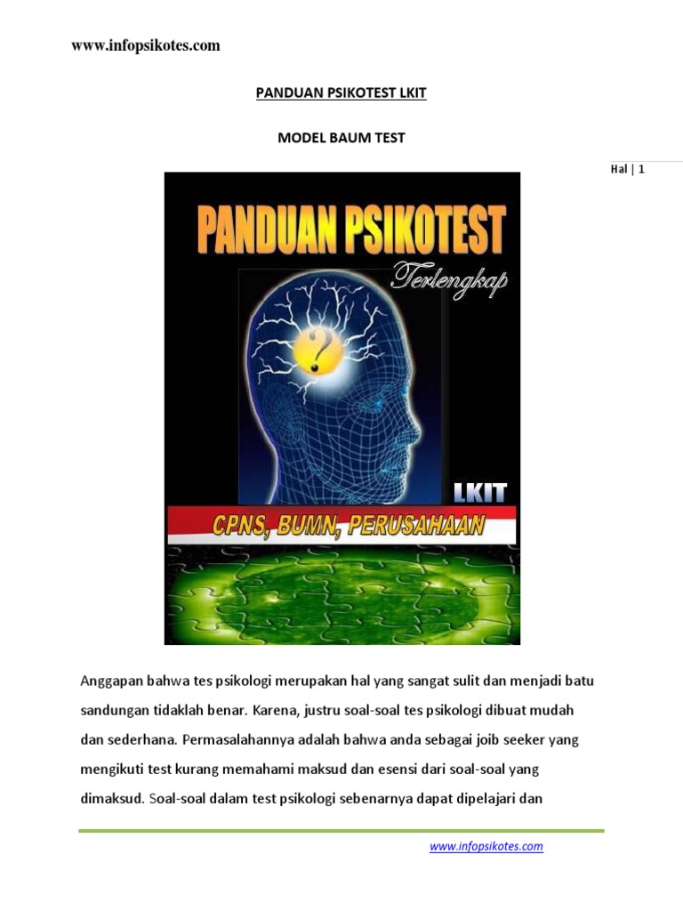 Panduan Lengkap Baum Test Psikologi | PDF