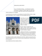 Importancia de La Iglesia en El Arte Gotico