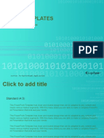 Binary Code Computer PowerPoint Templates Standard