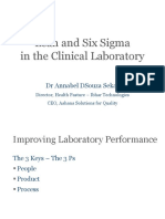 Lean & Six Sigma For Clinical Laboratory by DR Annabel DSouza Sekar