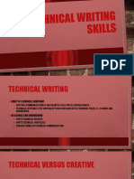 3.3 Technical Writing Skills